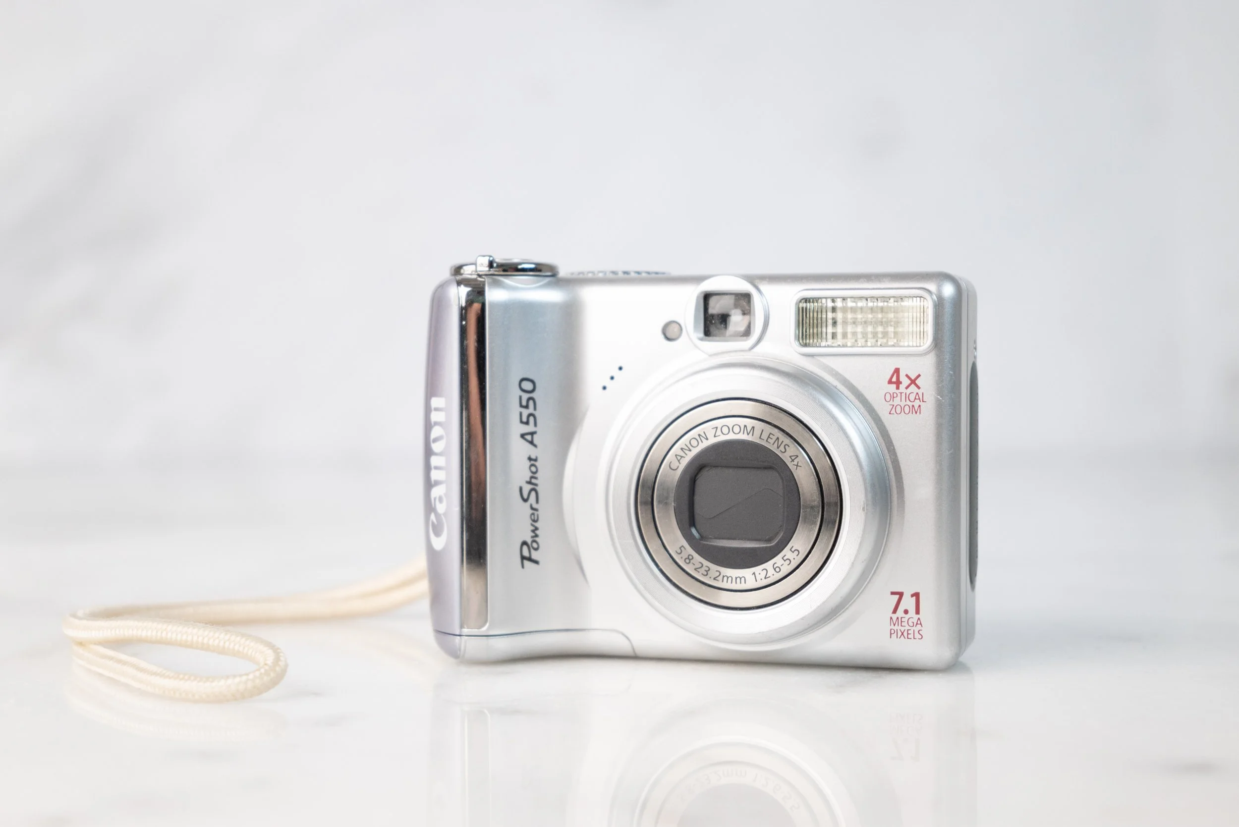 Canon Powershot A550 7.1 Megapixel Digital Point and Shoot Camera